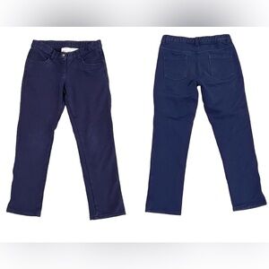 Hanna Andersson Stretch Pants Size 120 (6-7) Navy Blue